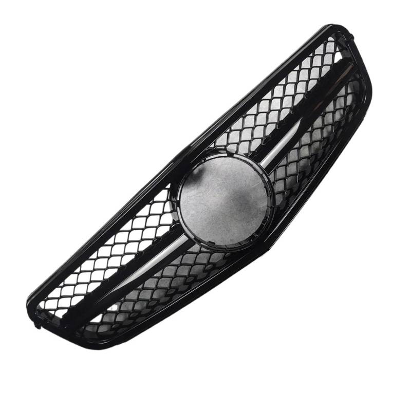 Kühlergrill Für W204 C-Klasse 507 C63 C180 C200 C250 C230 C300 C350 2007-2014 Stil Auto VORDERE STOßSTANGE Grille Grille Bodykit Front Kühlergrille(All Gloss Black) von HXVGEGKPYK