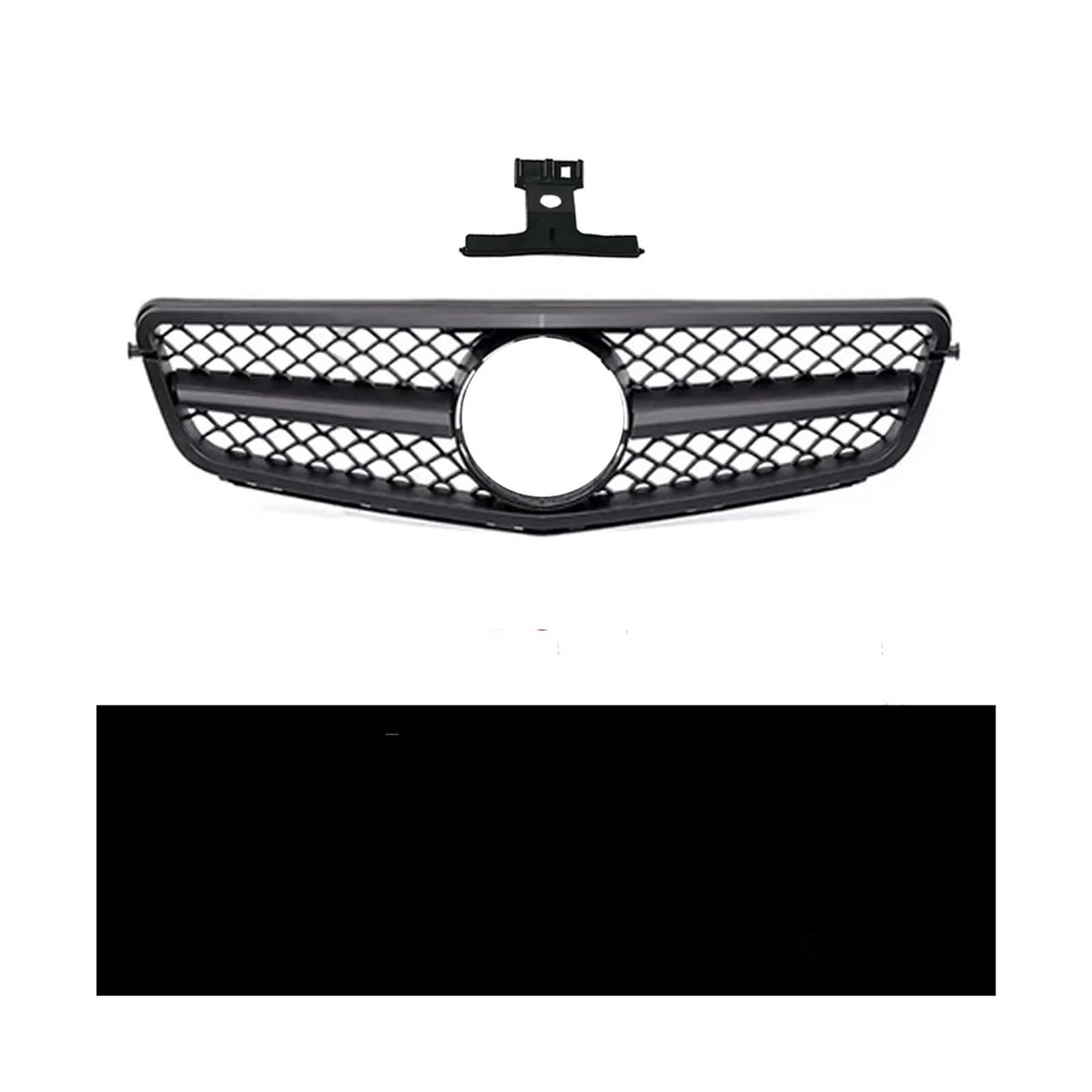 Kühlergrill Für W204 C-Klasse C180 C200 C250 C300 C350 Für AMG 2007-2014 Auto Frontgrill ABS Stoßstangengrill Kühlergrill Vorne(Matte Black) von HXVGEGKPYK