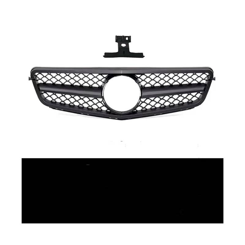 Kühlergrill Für W204 C-Klasse C180 C200 C250 C300 C350 Für AMG 2007-2014 Auto Frontgrill ABS Stoßstangengrill Kühlergrill Vorne(Matte Black) von HXVGEGKPYK