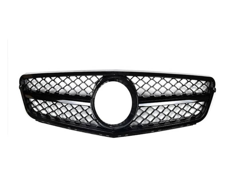 Kühlergrill Für W204 C-Klasse C180 C200 C250 C300 C43 2008-2014 2013 2012 Auto Schwarz Obere Stoßstange Haube Mesh Grid Grill Frontgrill Front Kühlergrille von HXVGEGKPYK