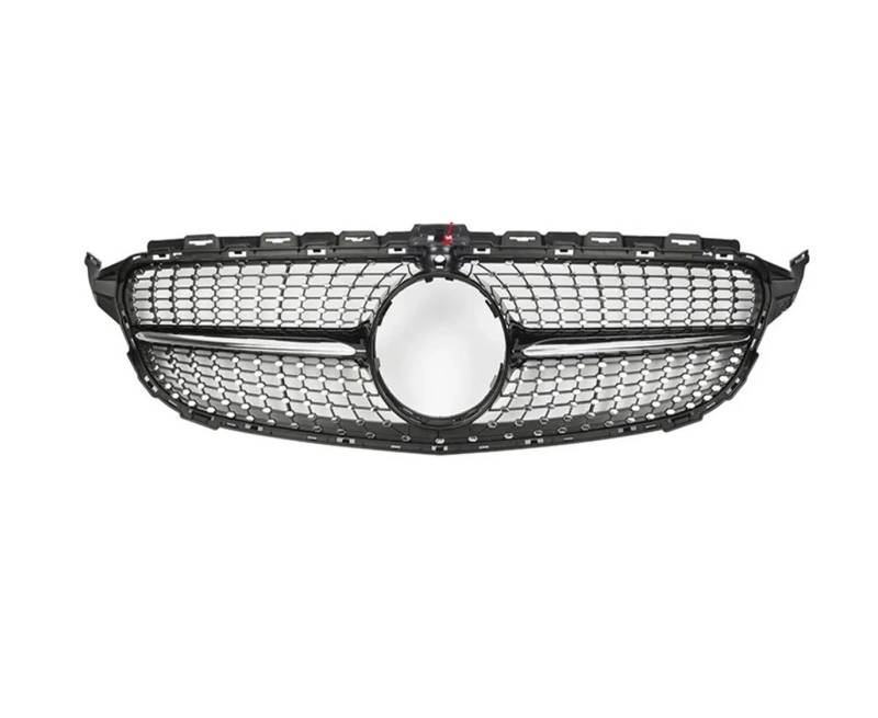 Kühlergrill Für W205 C180 C200 C250 2014 2015 2016 2017 2018 Auto Diamant Grill Front Mesh Grille Grille Front Stoßstange Gril Teil Front Kühlergrille(with Camera Hole) von HXVGEGKPYK