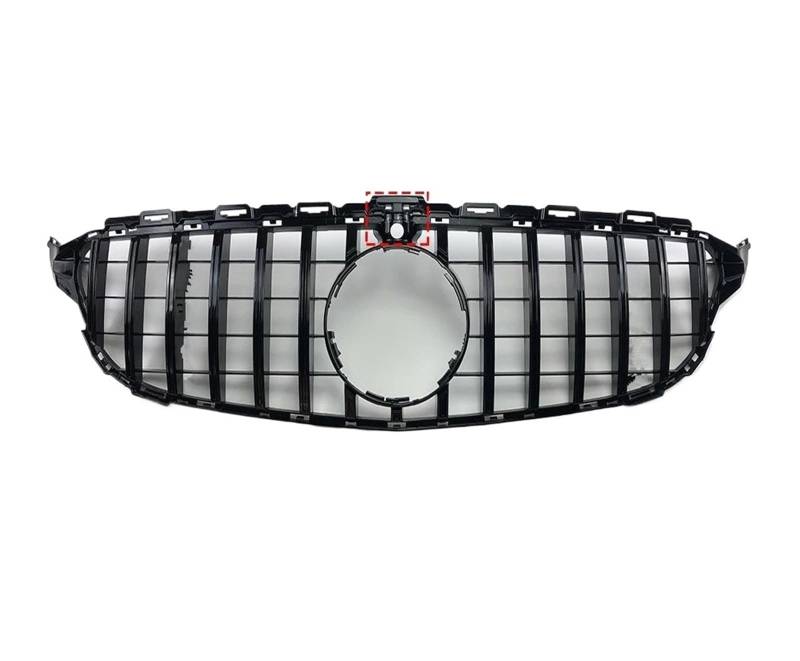 Kühlergrill Für W205 S205 C C205 C180 C200 C250 C300 C260 Für GT Stil 2014-2021 Auto Front Stoßstange Grill Grill Oberen Ersatz Front Kühlergrille(14-18 Black with Cam) von HXVGEGKPYK