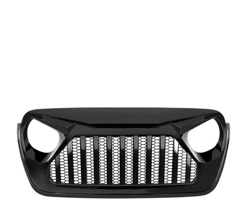 Kühlergrill Für Wrangler Für JL Für JT 4 * 4 2018-2022 Auto Front Stoßstange Gitter Außen Zubehör Einsatz Maske Stil Grill Teile Front Kühlergrille von HXVGEGKPYK
