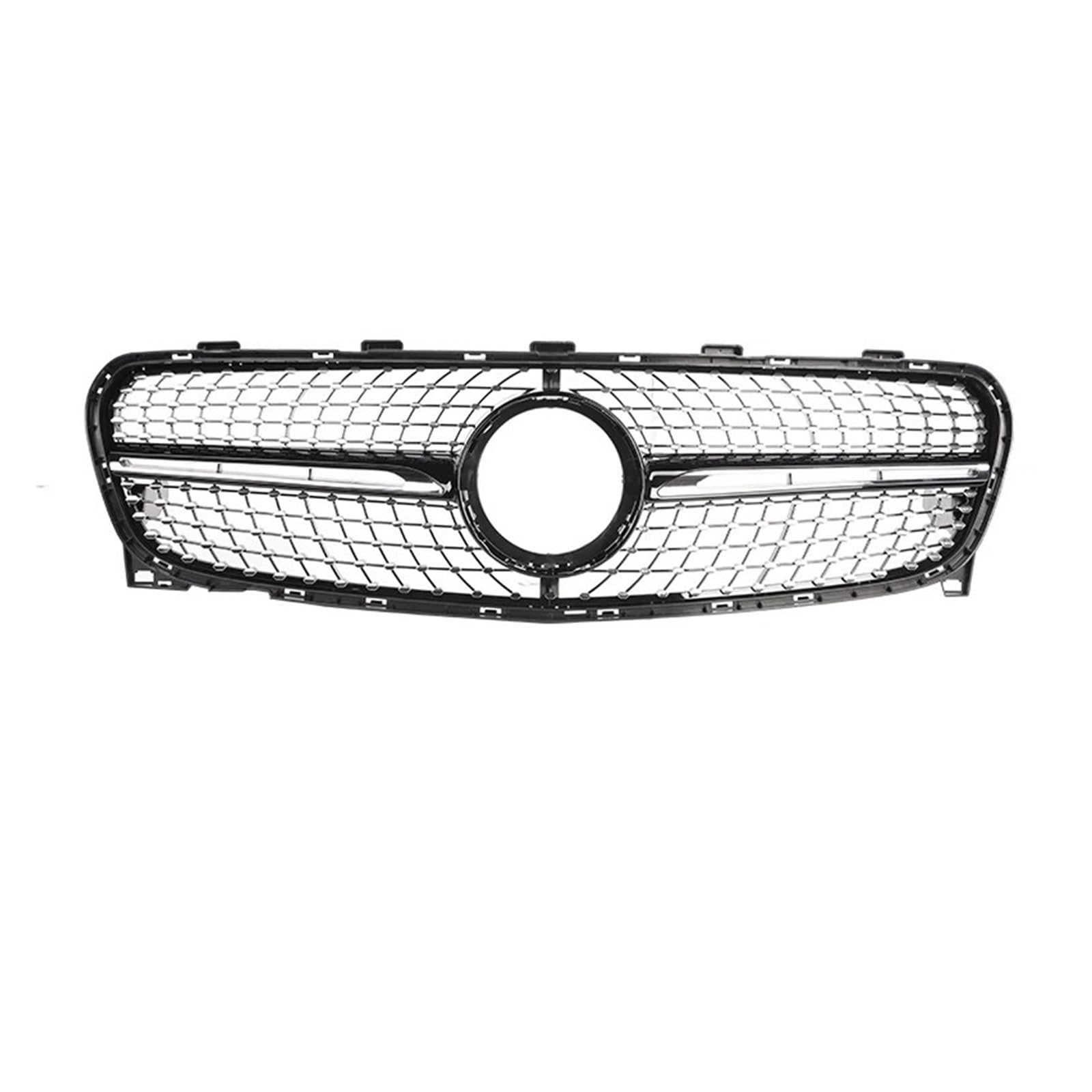 Kühlergrill Für X156 Für GLA Für GT Für Diamond Style GLA200 GLA250 GLA260 2014-2019 Autogrill Frontstoßstangengrill Zubehör Front Kühlergrille(17-19 Diamond Black) von HXVGEGKPYK