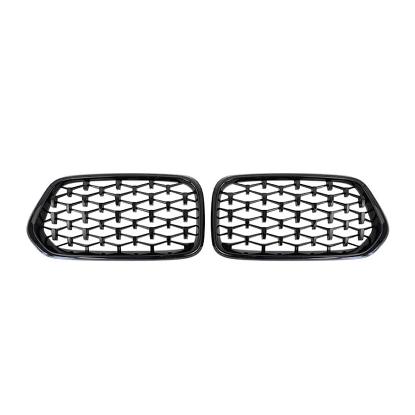 Kühlergrill Für X2 F39 2018-2021 Car Diamonds Style Frontstoßstangengitter Glänzend Schwarz Einzel- Und Doppellinien-Renngitter Front Kühlergrille(Diamond-Glossy Black) von HXVGEGKPYK