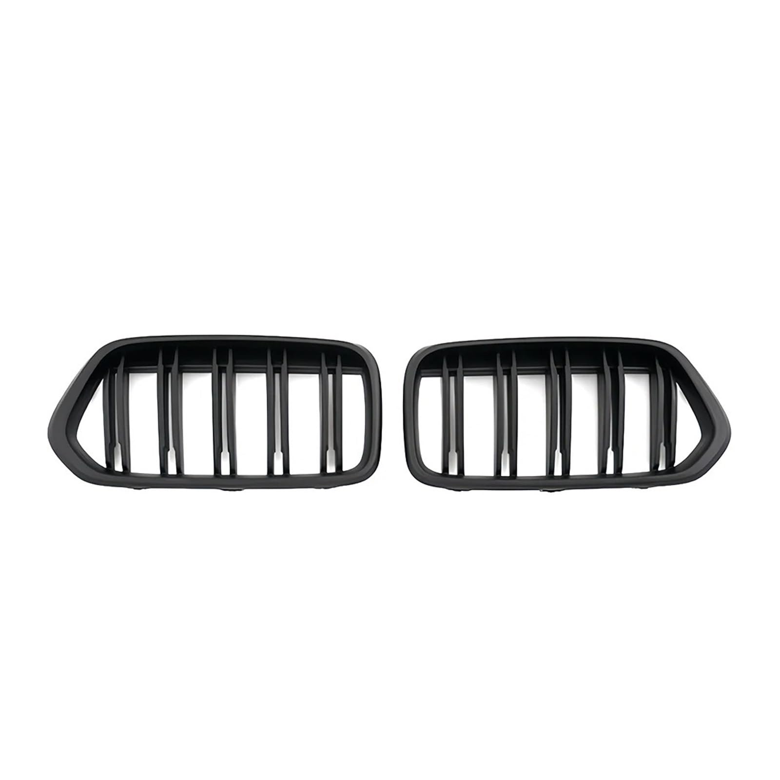 Kühlergrill Für X2 F39 2018-2021 Car Diamonds Style Frontstoßstangengitter Glänzend Schwarz Einzel- Und Doppellinien-Renngitter Front Kühlergrille(Double-Matte Black) von HXVGEGKPYK