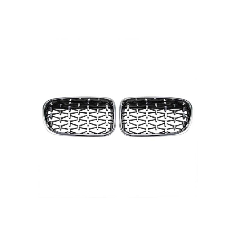 Kühlergrill Für X3 Für X4 F25 F26 2010-2017 Diamond Style Rennwagen Kühlergrill Haube Kühlergrill Vorne(K) von HXVGEGKPYK