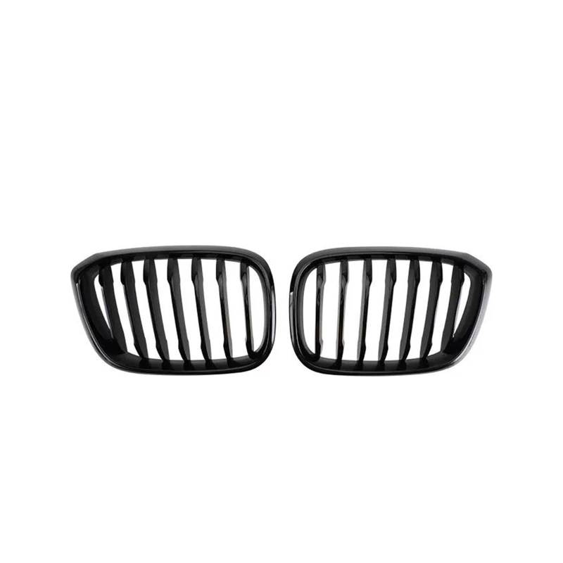 Kühlergrill Für X3 G01 Für X4 G02 2018 2019 2020 2021 Auto Front Nieren Grills Gloss Black Tuning Grille Front Kühlergrille(18-21 Single Slat) von HXVGEGKPYK