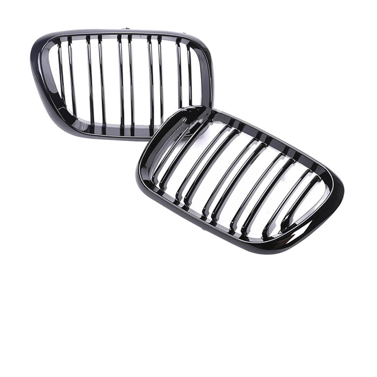 Kühlergrill Für X5 E53 X5M Für M Style 1999-2004 2005 2006 Autoinnenkühlergrillabdeckung Schwarzglanz Frontstoßstange Nierengrill Front Kühlergrille(Dual Black 99-03) von HXVGEGKPYK