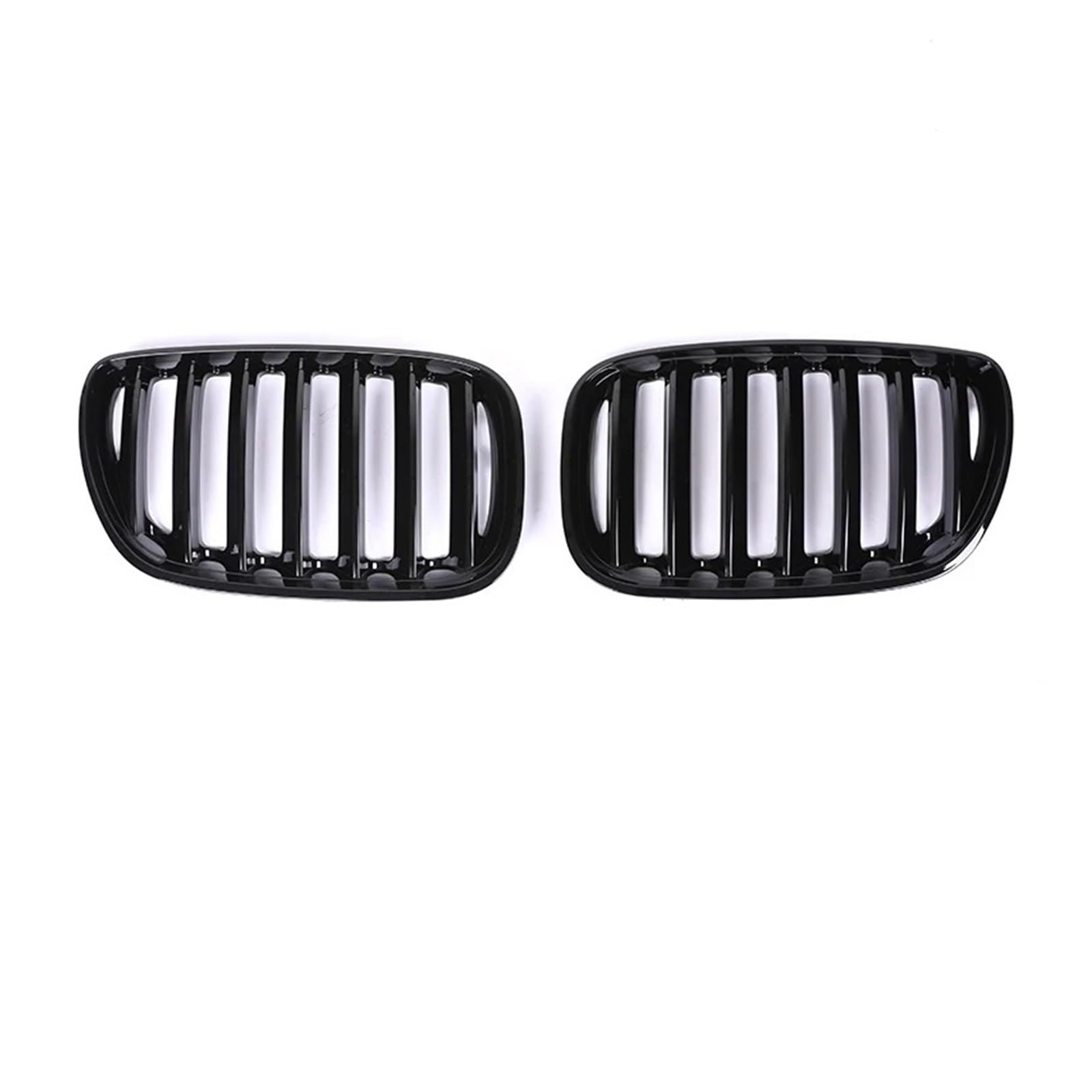 Kühlergrill Für X5 E53 X5M Für M Style 1999-2004 2005 2006 Autoinnenkühlergrillabdeckung Schwarzglanz Frontstoßstange Nierengrill Front Kühlergrille(Single Black 03-06) von HXVGEGKPYK