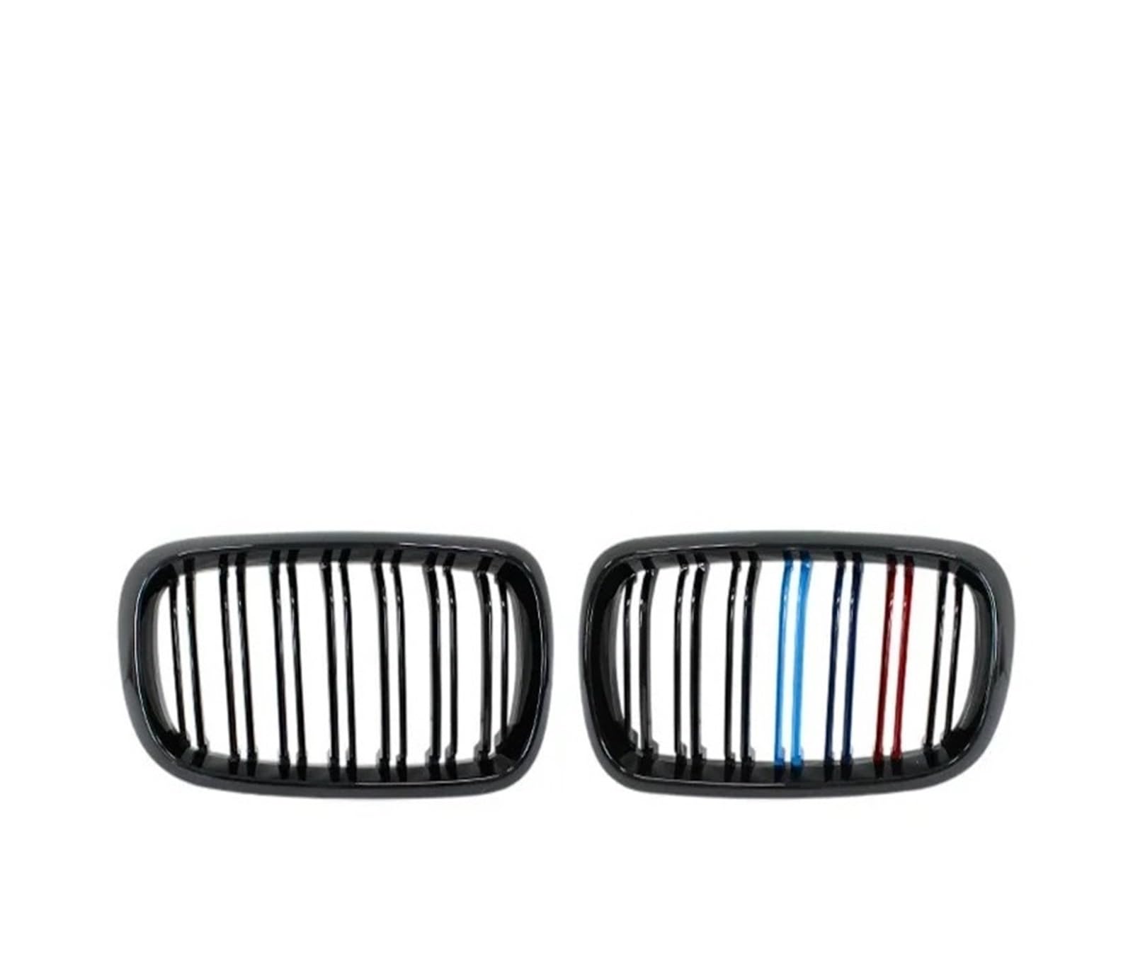 Kühlergrill Für X5 Für X6 M F15 F16 F85 F86 2014-2017 Auto Frontstoßstangengrill Dual 2-Lamellen Nierengrill ABS Racing Grills Front Kühlergrille(M Color) von HXVGEGKPYK