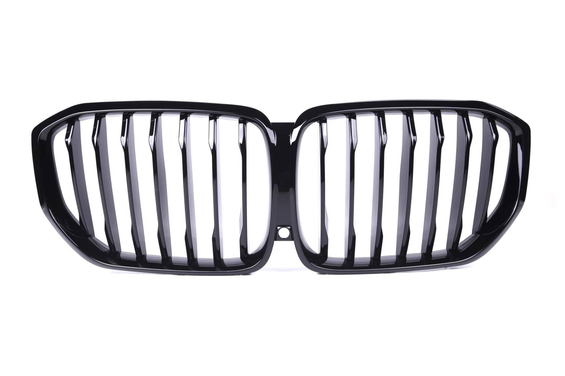 Kühlergrill Für X5 G05 X5M F95 2019-2022 Auto-Ersatz-Frontkühlergrillhaube ABS 1-Lamellen-Styling Frontstoßstange Renngrill Front Kühlergrille(1 Slat Gloss Black) von HXVGEGKPYK