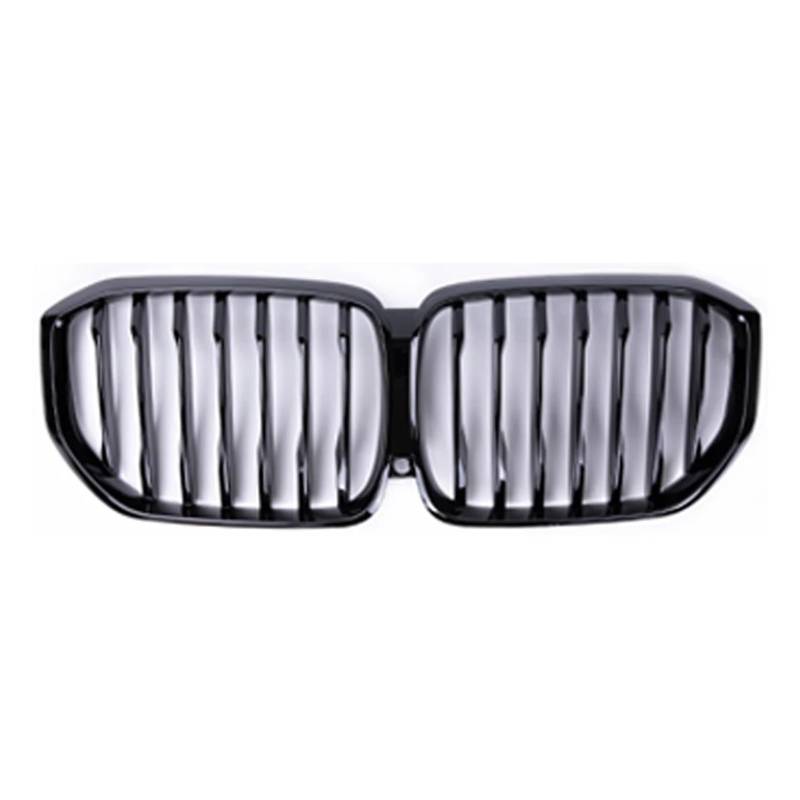 Kühlergrill Für X5-Serie G05 2018–2020 Auto-Styling-Kühlergrill ABS-Kunststoff Frontstoßstangengrill Mittelgrill Vertikale Leiste Front Kühlergrille(Gloss Black A) von HXVGEGKPYK