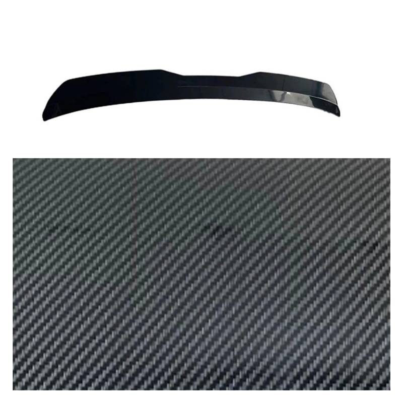 Spoiler Auto Heckspoiler Trim Trunk Heckspoiler Mit Klebeband Modifizierte Teile Spoilerlippe(Carbon Fiber Black) von HXVGEGKPYK