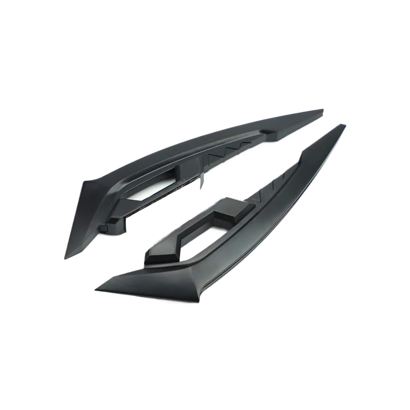 2Pcs Motorrad Winglets Front Side Spoiler Aerodynamische Flügel Set Feste Flügel Mit Klebstoff Dekoration Aufkleber(Black) von HXYLS