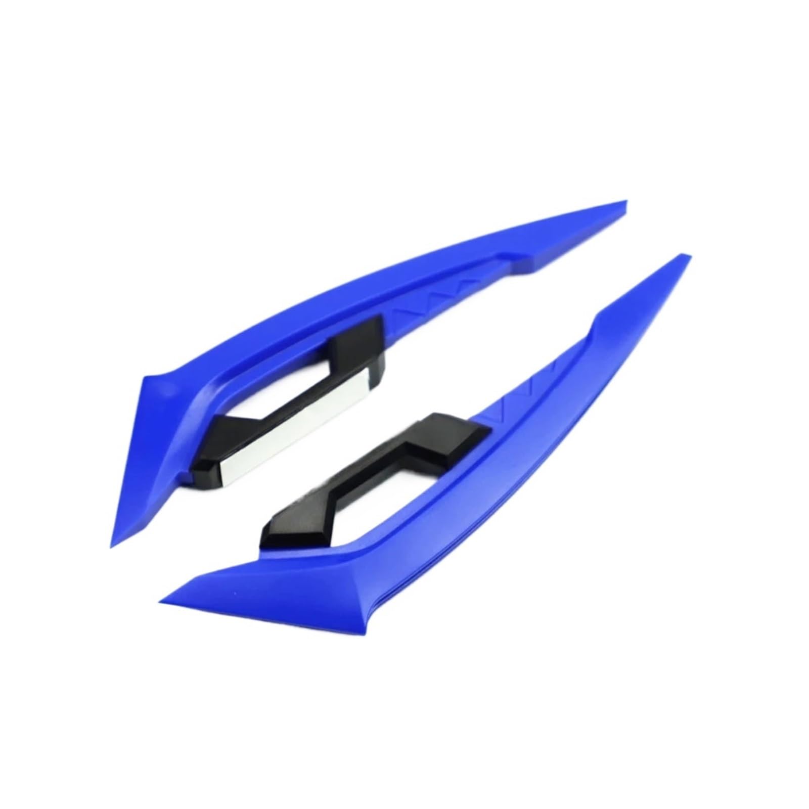 2Pcs Motorrad Winglets Front Side Spoiler Aerodynamische Flügel Set Feste Flügel Mit Klebstoff Dekoration Aufkleber(Blue) von HXYLS