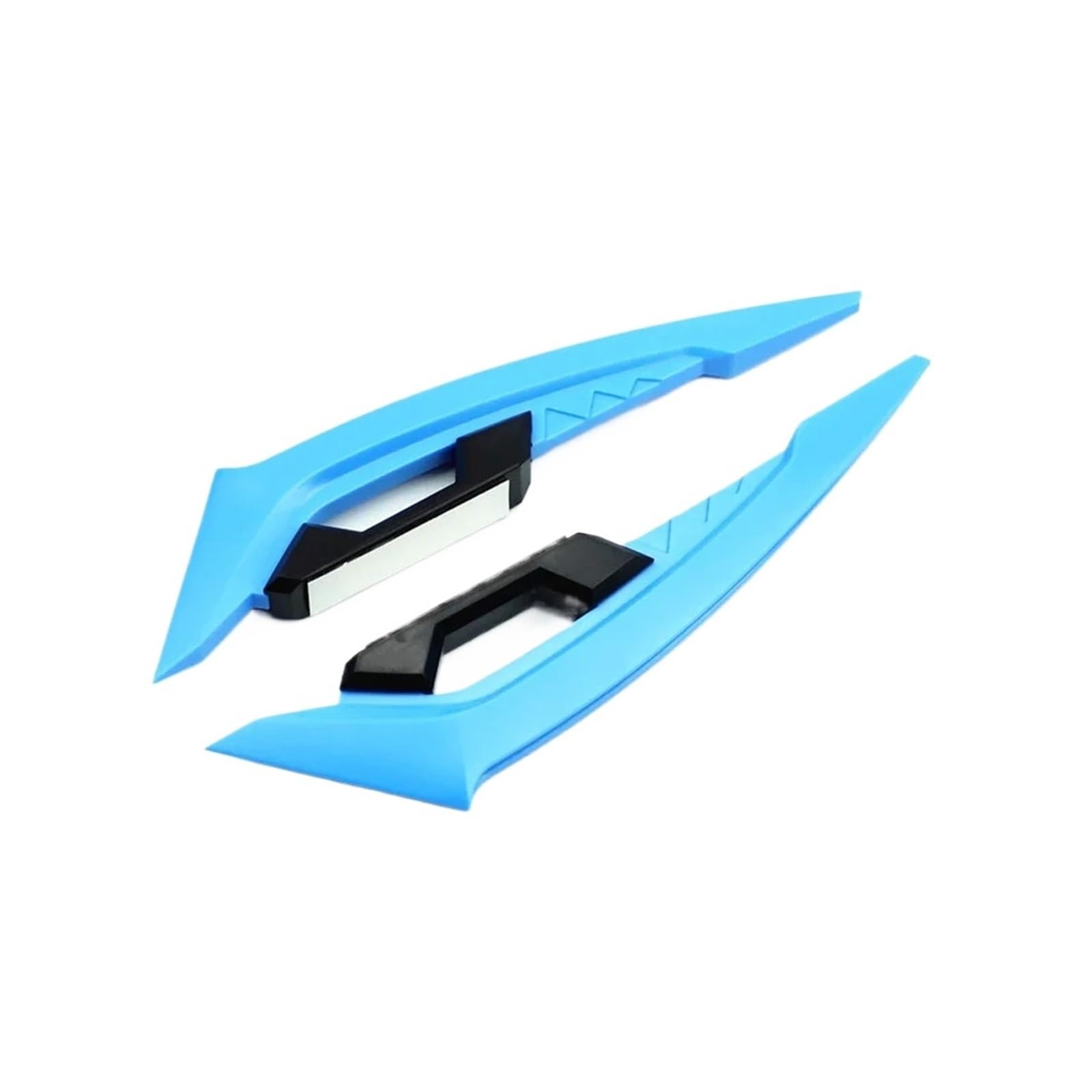 2Pcs Motorrad Winglets Front Side Spoiler Aerodynamische Flügel Set Feste Flügel Mit Klebstoff Dekoration Aufkleber(Light Blue) von HXYLS