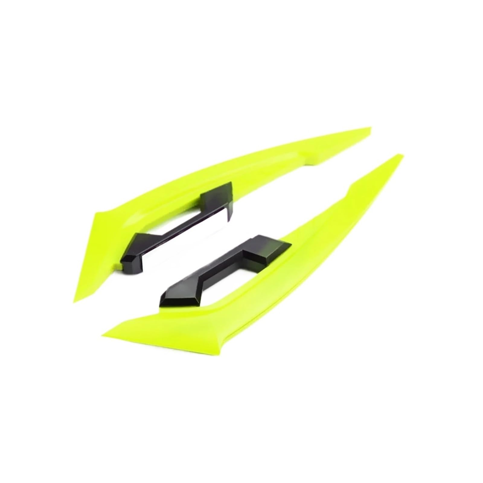 2Pcs Motorrad Winglets Front Side Spoiler Aerodynamische Flügel Set Feste Flügel Mit Klebstoff Dekoration Aufkleber(Yellow) von HXYLS