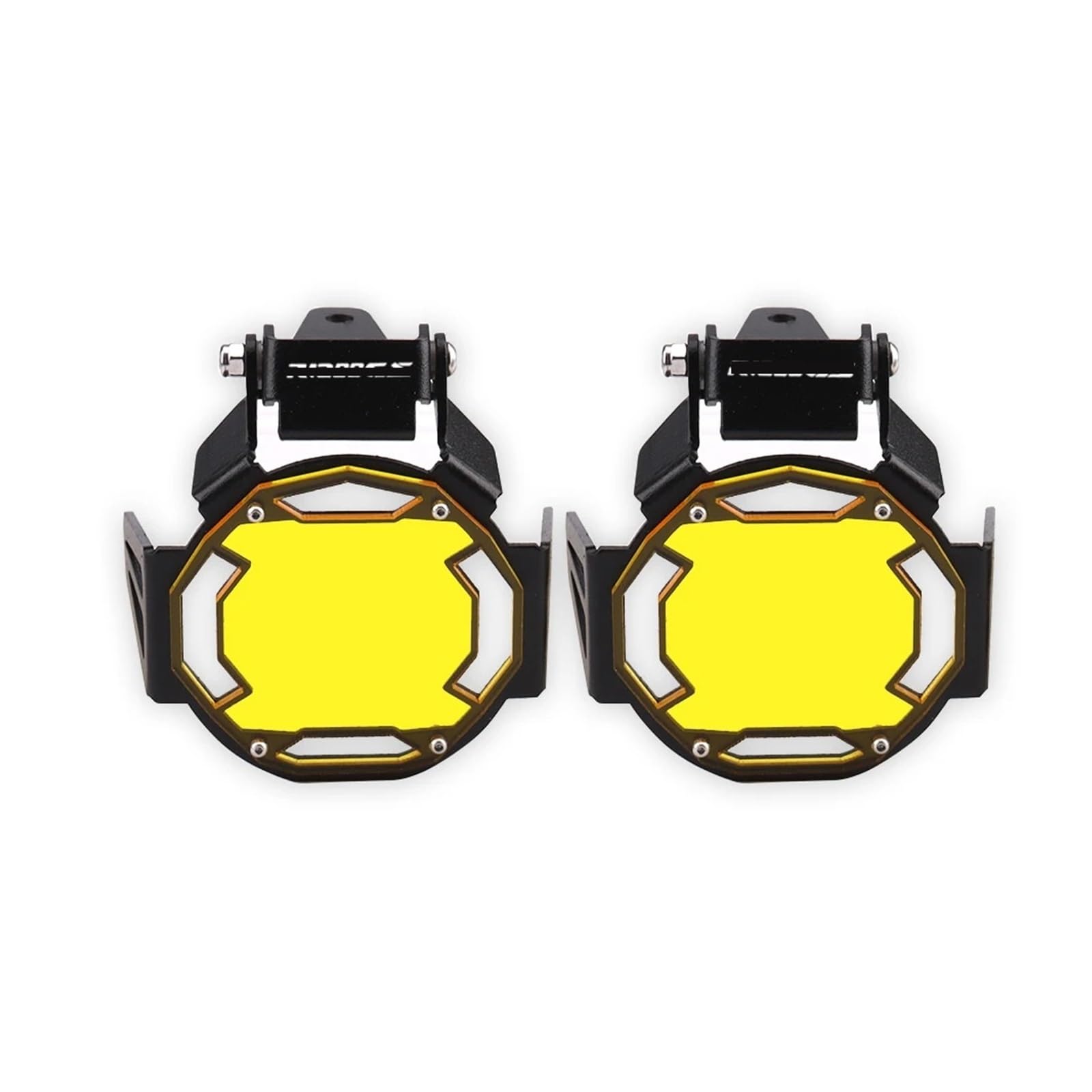 HXYLS Kompatibel mit R1300GS R 1300 GS GS1300 2024 Motorrad 7 Farbe Flipable Nebel Nebel licht Protector Guard(Gold A) von HXYLS