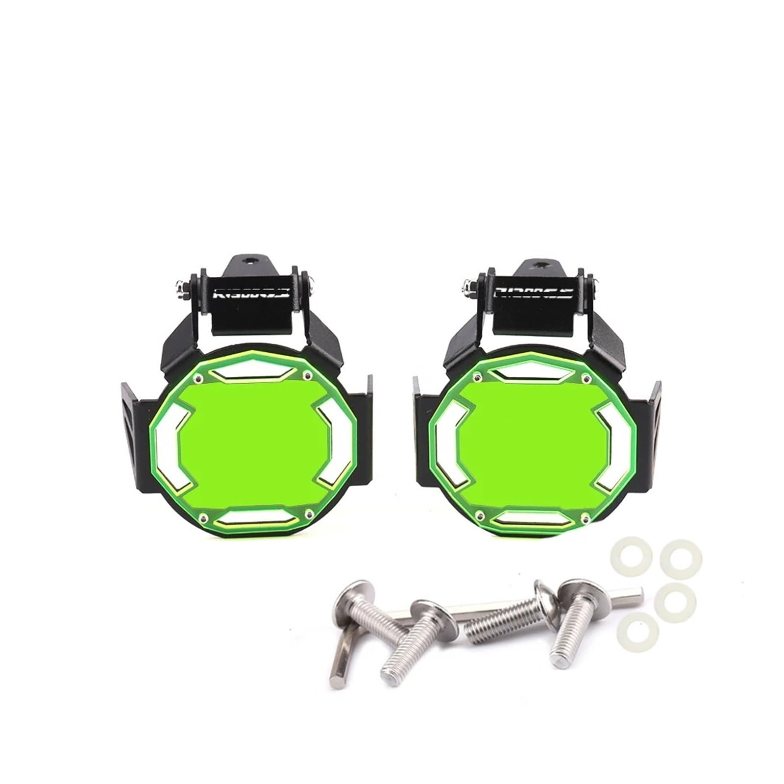 HXYLS Kompatibel mit R1300GS R 1300 GS GS1300 2024 Motorrad 7 Farbe Flipable Nebel Nebel licht Protector Guard(Green A) von HXYLS