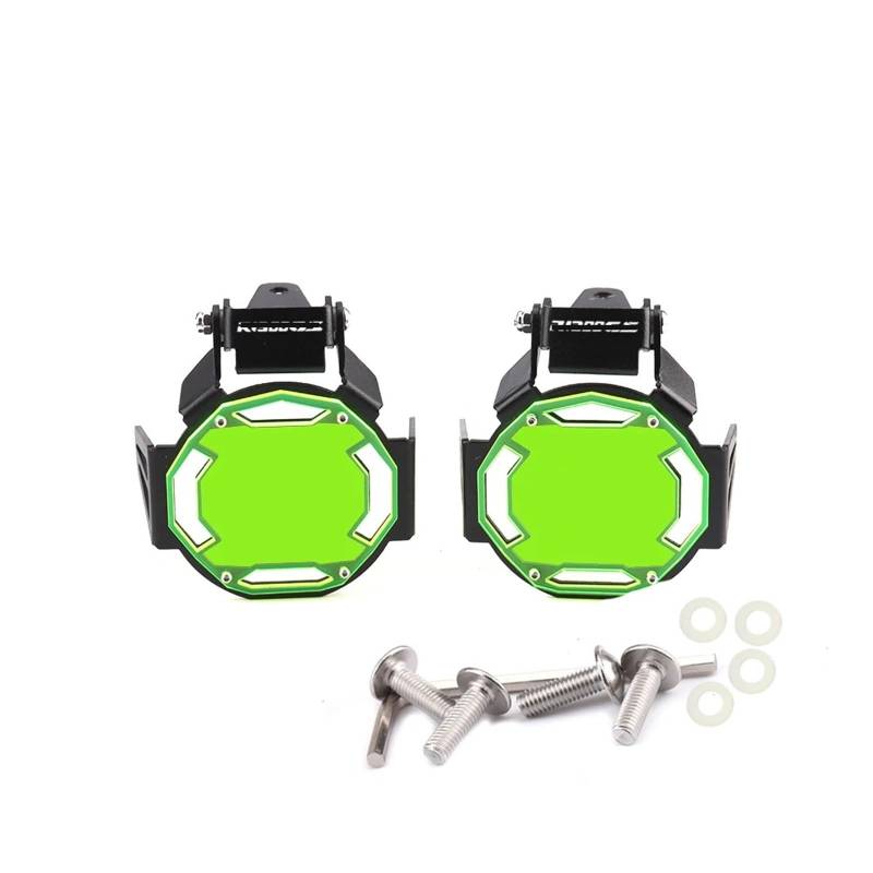 HXYLS Kompatibel mit R1300GS R 1300 GS GS1300 2024 Motorrad 7 Farbe Flipable Nebel Nebel licht Protector Guard(Green A) von HXYLS