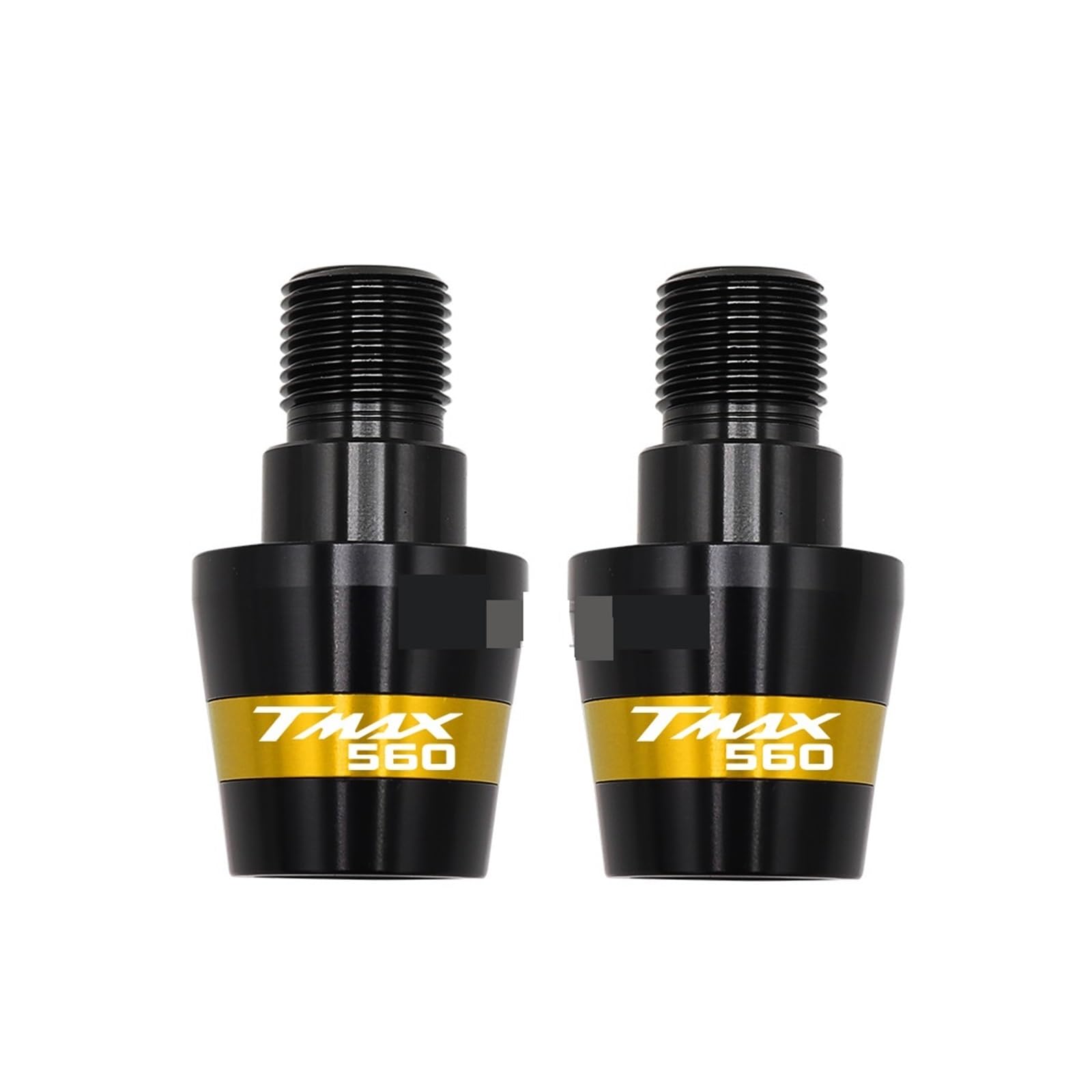 Kompatibel mit TMAX560 TMAX 560 TMAX T-MAX 560 Tech Max 2022 2023 2024 Motorradzubehör Lenkergriffenden Stecker Schieberabdeckung(Gold) von HXYLS