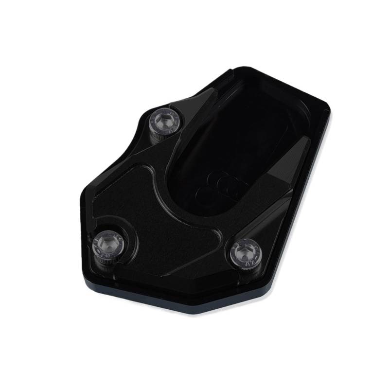 Kompatibel mit UY125 UU125 UE125 2020-2021-2022-2023 Motorrad-Fußseitenständer-Pad-Platte Ständer Vergrößern Unterstützung 125 2024 2023(Black) von HXYLS