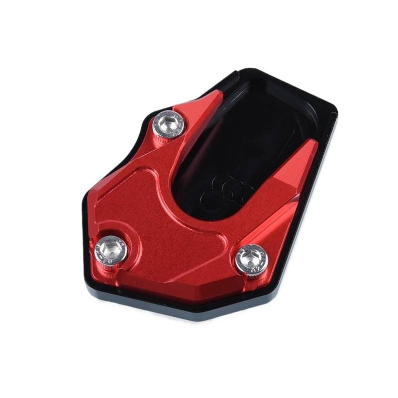 Kompatibel mit UY125 UU125 UE125 2020-2021-2022-2023 Motorrad-Fußseitenständer-Pad-Platte Ständer Vergrößern Unterstützung 125 2024 2023(Red) von HXYLS