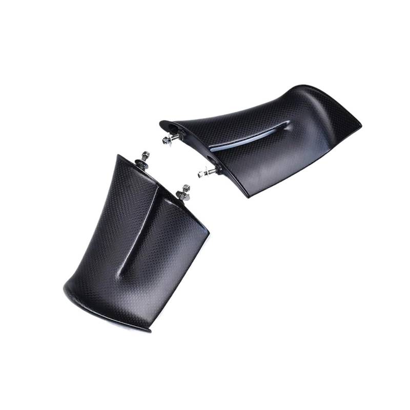 Kompatibel mit V4 V4S V4R 2022 2023 Carbon Fiber Winglets Motorradzubehör Winglets Aerodynamischer Flügelsatz Spoiler von HXYLS