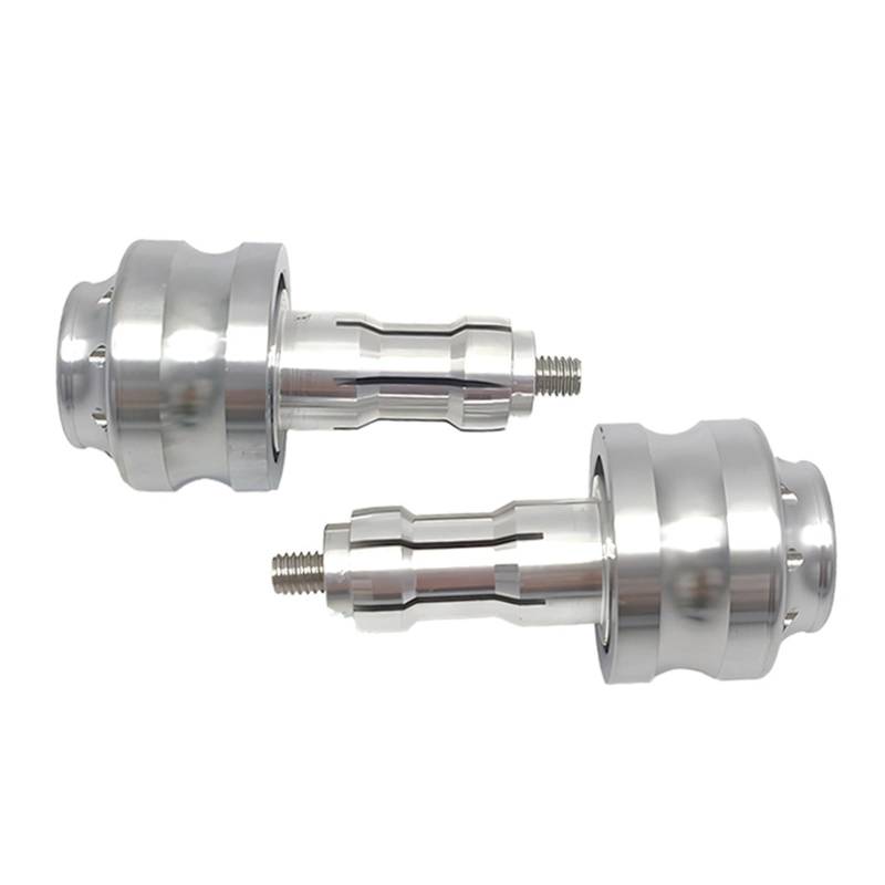 Kompatibel mit V4S V4 18-23 V4R V4SP 21-23 Motorrad Edelstahl Gewichteten Verschlimmerung Balance Griff Blockade(Silver) von HXYLS