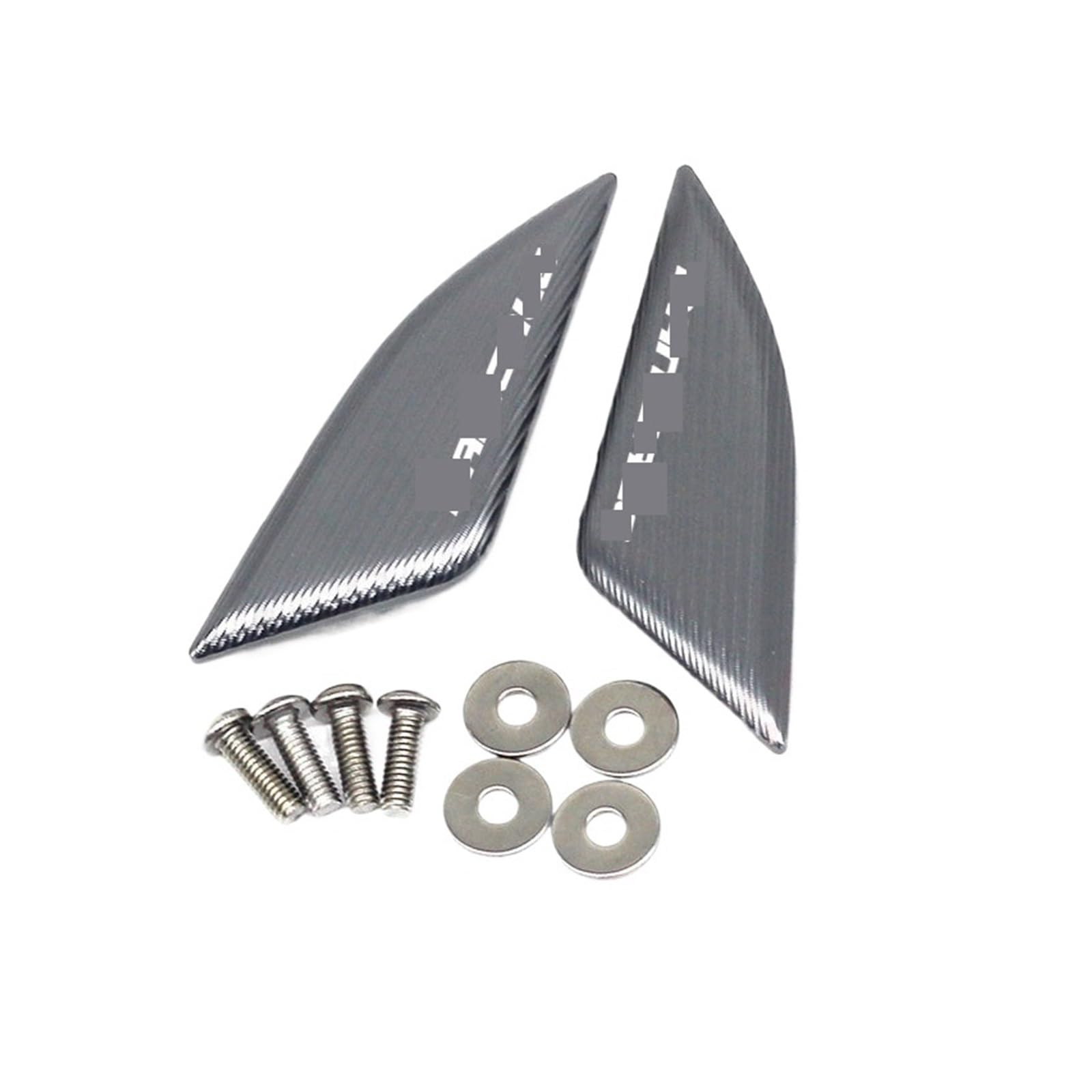 Spiegellochabdeckung Kompatibel mit V4 V4S V4R Motorrad CNC Windschutzscheibengesteuerte Spiegeleliminatorkappe(Gray) von HXYLS