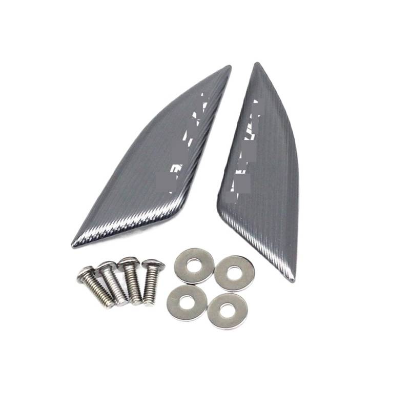 Spiegellochabdeckung Kompatibel mit V4 V4S V4R Motorrad CNC Windschutzscheibengesteuerte Spiegeleliminatorkappe(Gray) von HXYLS