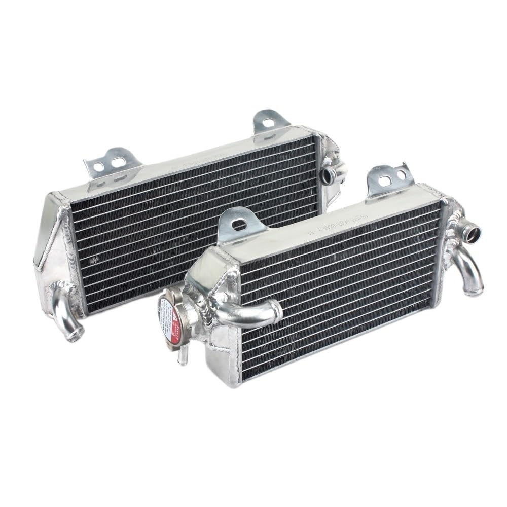 For RMZ 250 04-18 RM-Z 450 05-22 21 20 16 15 14 13 12 11 10 09 08 07 RMX 450 Z 17-19 Motorkühlung Kühler Wasserkühler(RMZ 250 10 11 12 13) von HYBMRQVD