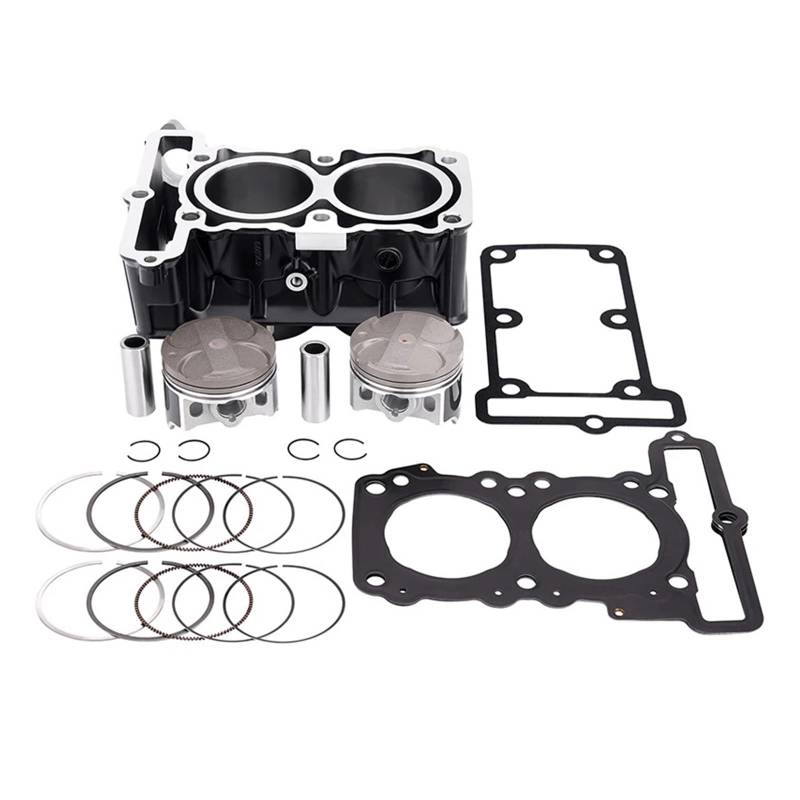 Motorrad 62mm Luft Zylinder Block & Kolben & Ringe & Kit & Dichtungen for EX250 Ninja ER250 Z250 11061-0790 11004-0734 von HYBMRQVD