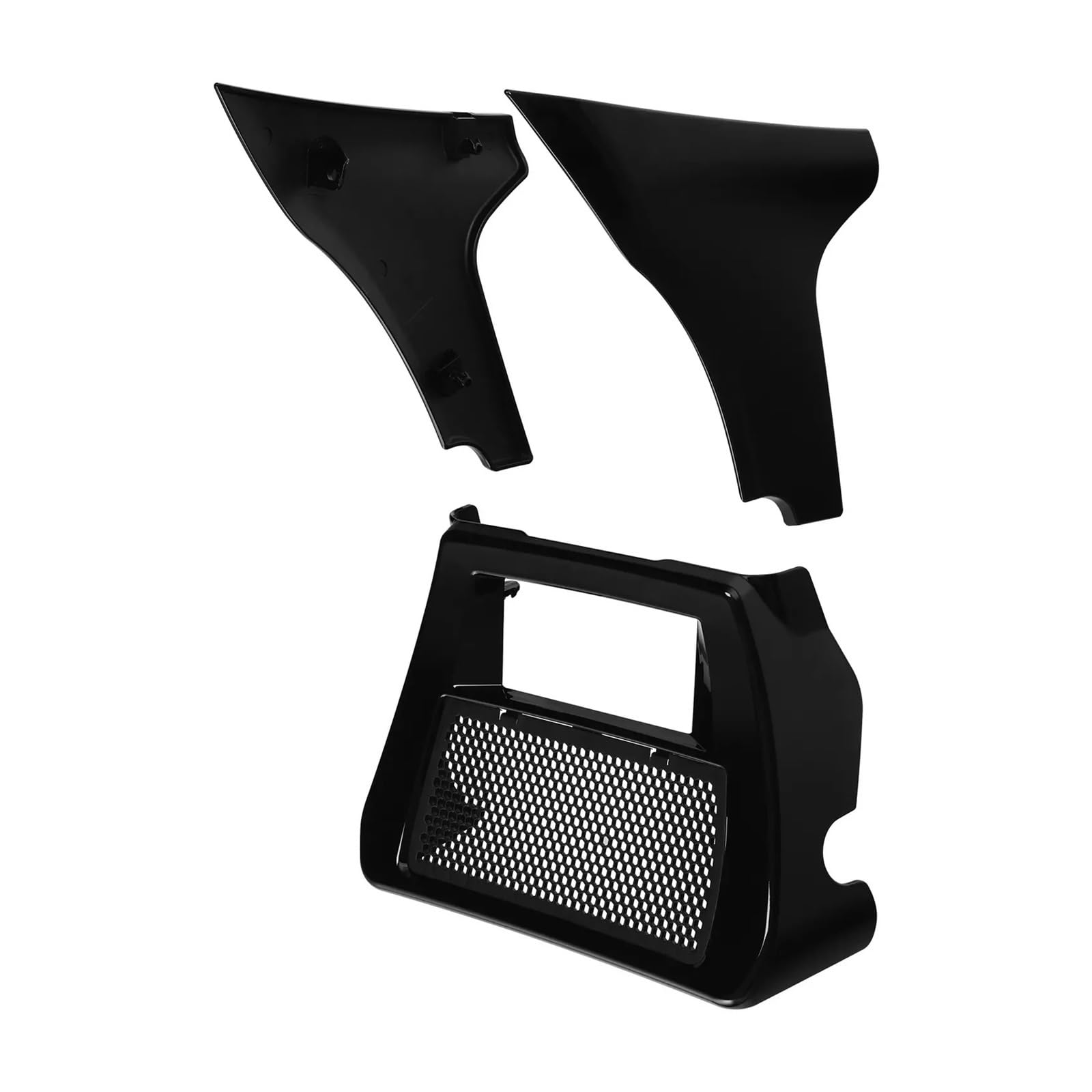 Motorrad Frontspoiler Kühlerabdeckung Seitenwand for CVO Road Glide FLTRXSE 2023-2024(with Side Panel) von HYBMRQVD