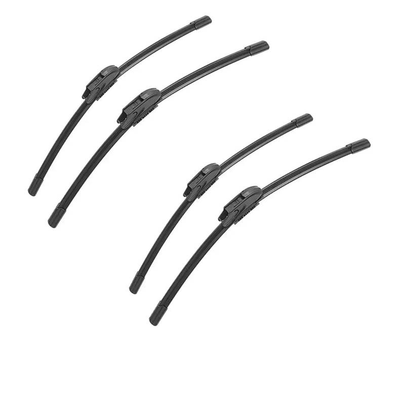 Scheibenwischer Rear Für 3 BK 2003 2004 2005 2006 2007 2009 21 "+ 19" Autowischer vorne hinten Wischerblätter Bürsten Cutter Zubehör Scheibenwischer für Heckscheibe(4 PCS) von HYBMRQVD
