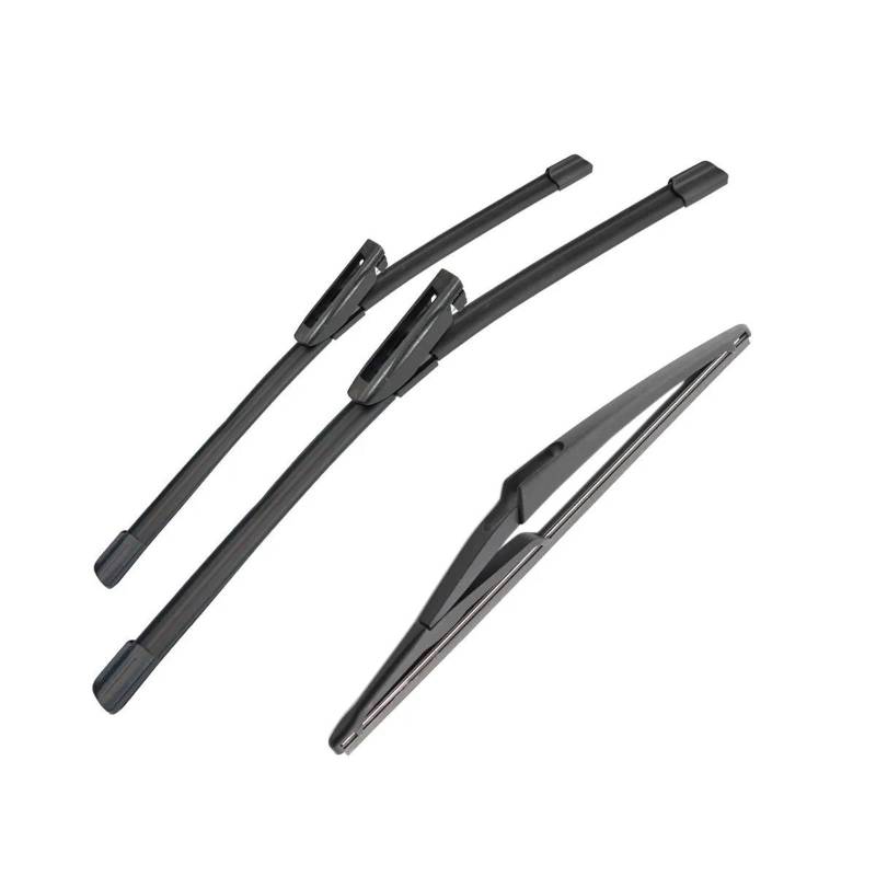 Scheibenwischer Rear Für C3 MK2 Schrägheck 2009 2010 2011 2012 2013 2014 2015 2016 26"+16"+12" Wischerblätter Vorne Und Hinten Zubehör Scheibenwischer für Heckscheibe von HYBMRQVD