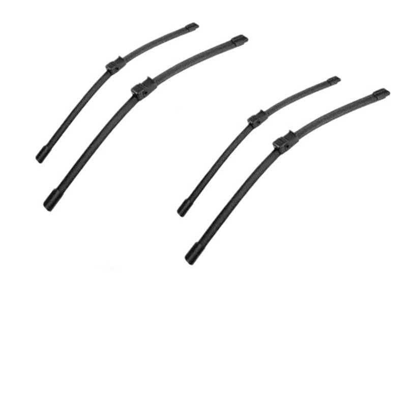 Scheibenwischer Rear Für Espace IV 2003-2014 Wischerblattgummi 30"+28" Auto-Windschutzscheiben-Windschutzscheibenzubehör Auto-Frontscheibenwischer Scheibenwischer für Heckscheibe(4 PCS) von HYBMRQVD