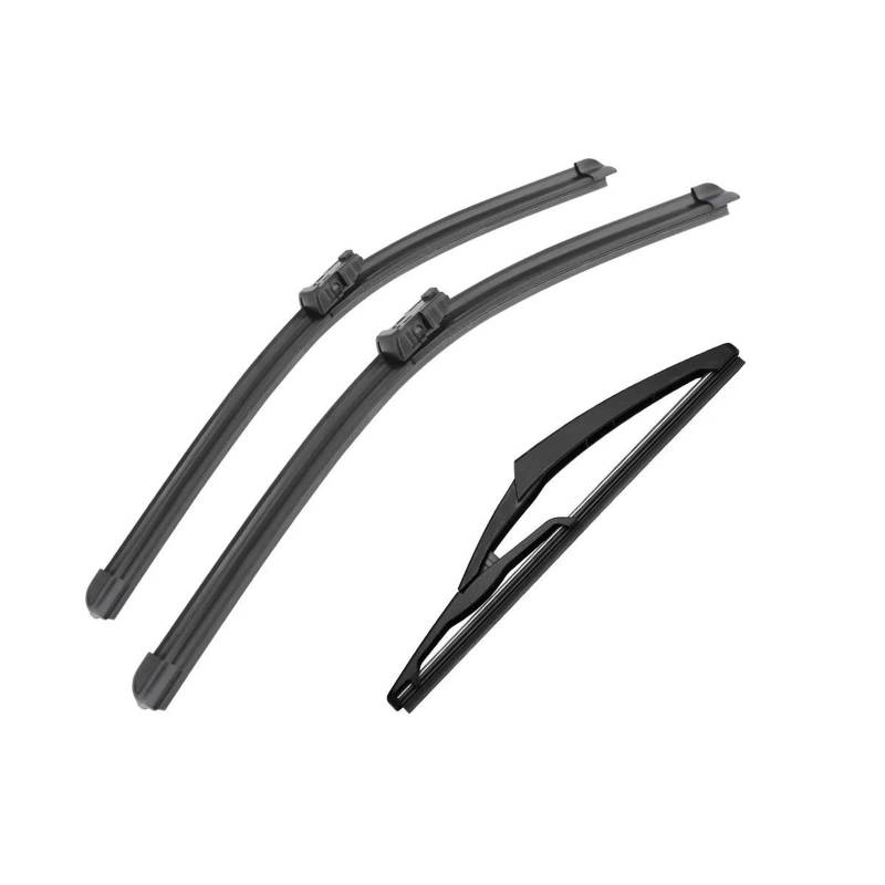 Scheibenwischer Rear Für Fiat Tipo 356 (2015–2019): 66 cm + 40 cm + 25 cm Wischerblätter vorne und hinten, Zubehör Scheibenwischer für Heckscheibe von HYBMRQVD