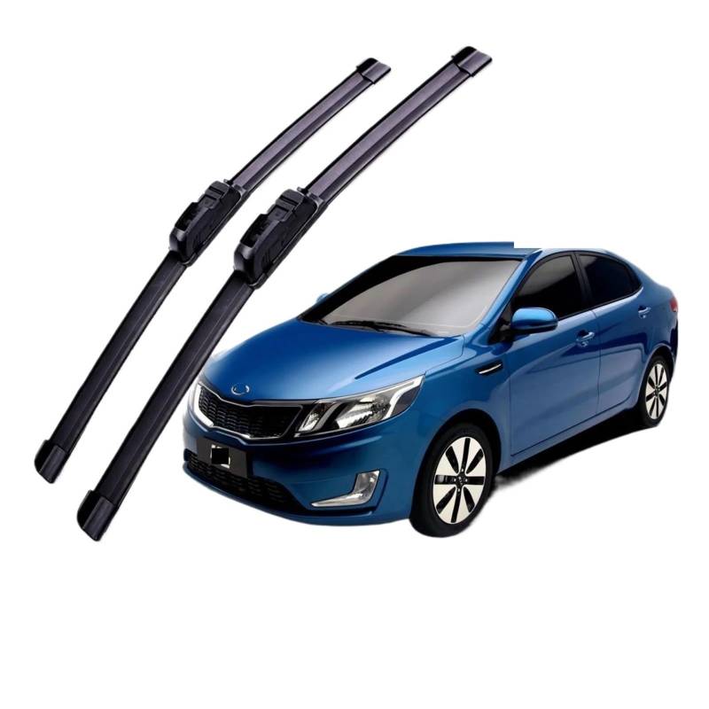 Scheibenwischer Rear Für KIA Für RIO 3 K2 2012 2013 2014 2015 2016 Front Wischer Klingen Bürsten U J Haken Scheibenwischer für Heckscheibe von HYBMRQVD