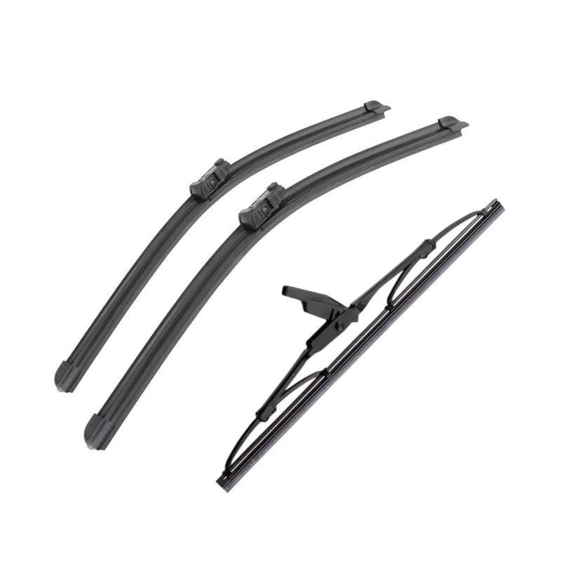 Scheibenwischer Rear Für Land Für Rover Evoque L538 2011 2012 2013 2014 2015 2016 2017 61 cm + 53 cm + 25 cm Scheibenwischerblätter vorne und hinten Zubehör Scheibenwischer für Heckscheibe von HYBMRQVD