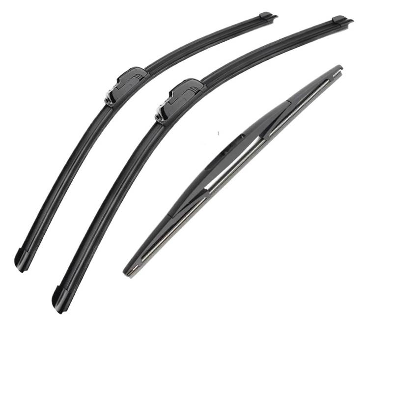 Scheibenwischer Rear Für Subaru Tribeca (2005–2015): Wischerblätter vorne und hinten Zubehör mit J-Haken Scheibenwischer für Heckscheibe von HYBMRQVD