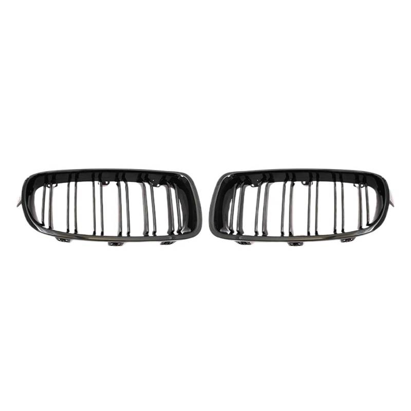 Shuogoufeng Store ABS-Auto-Styling-Nierengrill mit Doppellamellen, kompatibel mit B*W F30 F31 F35 2012–2018 320i 325i 328i, Autozubehör(Double Line Black) von HYBMRQVD