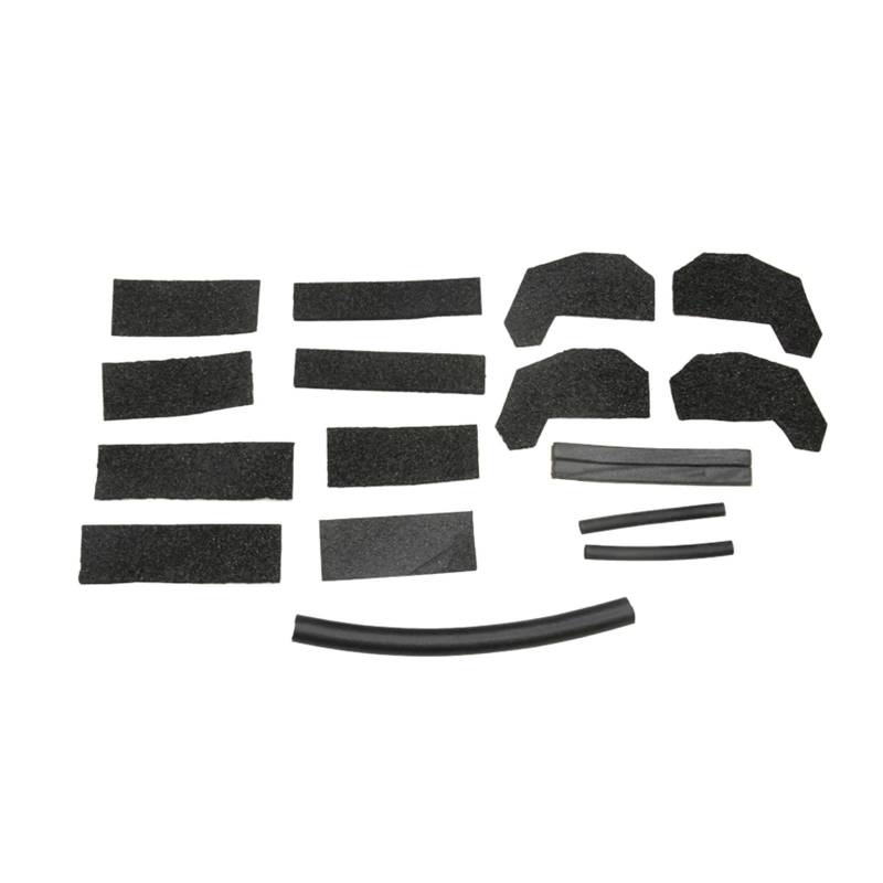 Shuogoufeng Store Auto-Hardtop-Dichtungssatz, Dachschaumblocker, Schiebedach-Leckreparatursatz, kompatibel mit Wrangler, kompatibel mit JK 2007–2017, 2/4 Türen, Innenzubehör von HYBMRQVD
