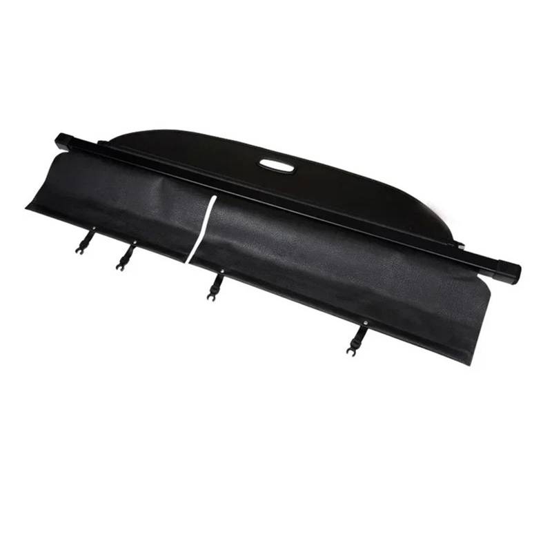 Shuogoufeng Store Kofferraumabdeckung for hinten, kompatibel mit Edge 2009–2015, manueller Schalter, Hecktürschild, Schattenvorhang, Trennwand, Sichtschutz(Black) von HYBMRQVD
