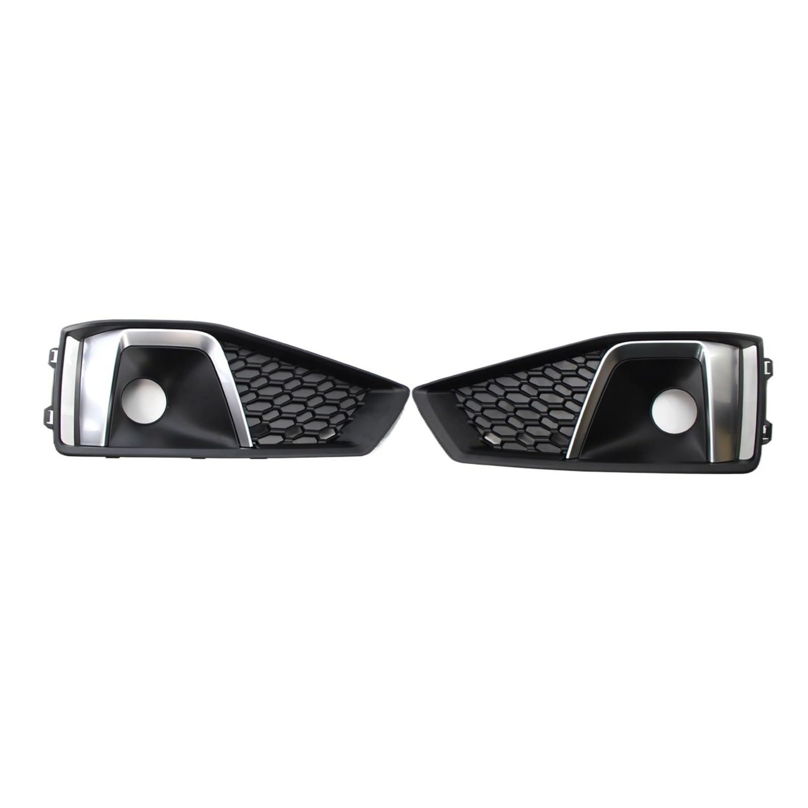 Shuogoufeng Store Kompatibel mit A4L Sports Version 2018–2020 Auto-Nebelscheinwerfer-Kühlergrill, links und rechts, Kühlergrill-Lampenabdeckung 8WD807681J 8WD807682J(1Pair) von HYBMRQVD