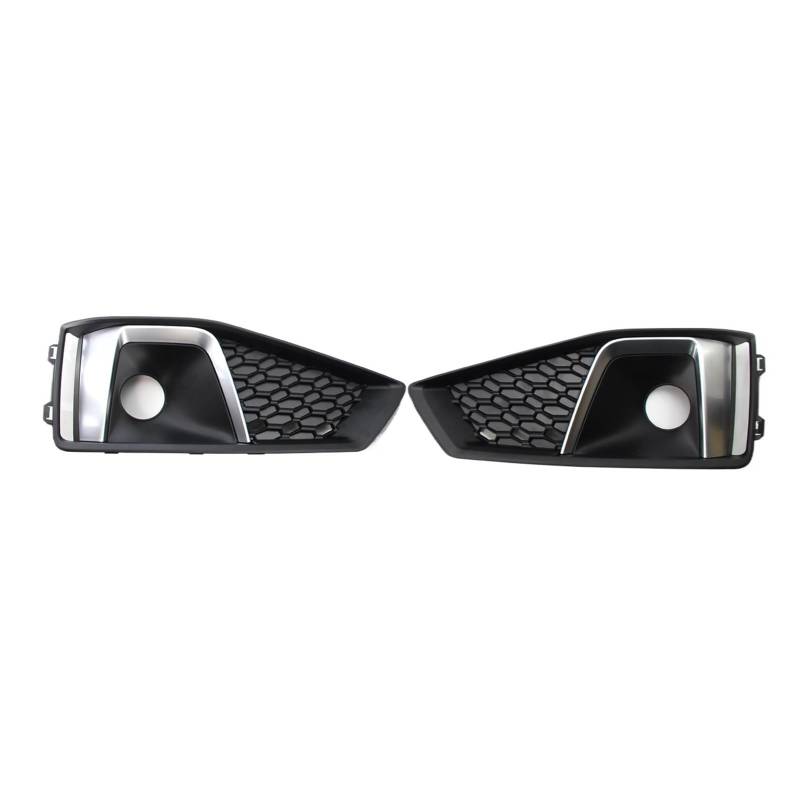 Shuogoufeng Store Kompatibel mit A4L Sports Version 2018–2020 Auto-Nebelscheinwerfer-Kühlergrill, links und rechts, Kühlergrill-Lampenabdeckung 8WD807681J 8WD807682J(1Pair) von HYBMRQVD