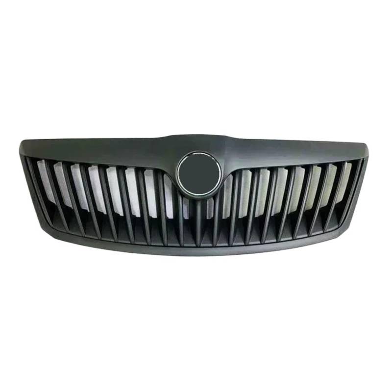 Shuogoufeng Store Kompatibel mit Octavia 2010–2013, Frontstoßstange, schwarzer Lufteinlassgrill, Auto-Wassertank-Schutzabdeckung, Karosserie-Modifikationssatz(Matte black) von HYBMRQVD