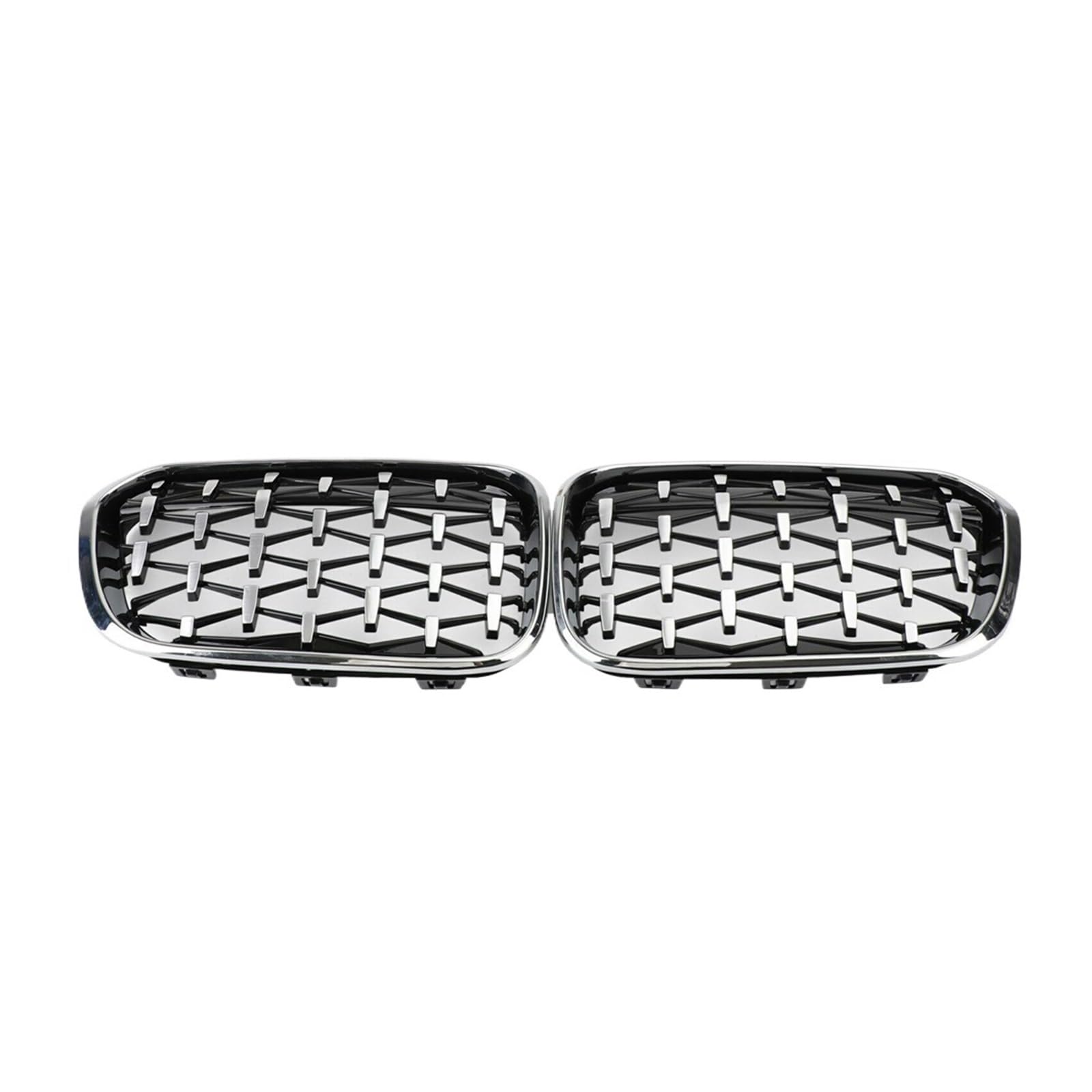 Shuogoufeng Store Nierengrill for die vordere Stoßstange, Renngrills, kompatibel mit B*W, kompatibel mit 1er-Serie F20 F21 2015–2019, Ersatz-Doppellamellen-Gitter in glänzendem Schwarz(Diamond-ChromeS Shuogoufeng Store Nierengrill for die vordere Stoßstange, Renngrills, kompatibel mit B*W, kompatibel mit 1er-Serie F20 F21 2015–2019, Ersatz-Doppellamellen-Gitter in glänzendem Schwarz(Diamond-ChromeS von HYBMRQVD