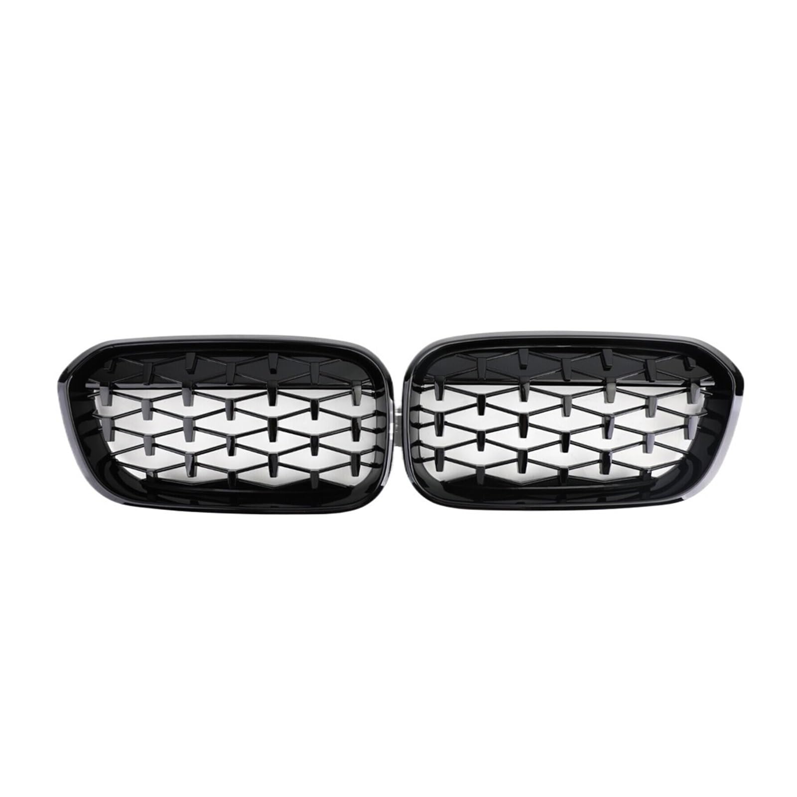Shuogoufeng Store Nierengrill for die vordere Stoßstange, Renngrills, kompatibel mit B*W, kompatibel mit 1er-Serie F20 F21 2015–2019, Ersatz-Doppellamellen-Gitter in glänzendem Schwarz(Diamonds-Chrome Shuogoufeng Store Nierengrill for die vordere Stoßstange, Renngrills, kompatibel mit B*W, kompatibel mit 1er-Serie F20 F21 2015–2019, Ersatz-Doppellamellen-Gitter in glänzendem Schwarz(Diamonds-Chrome von HYBMRQVD